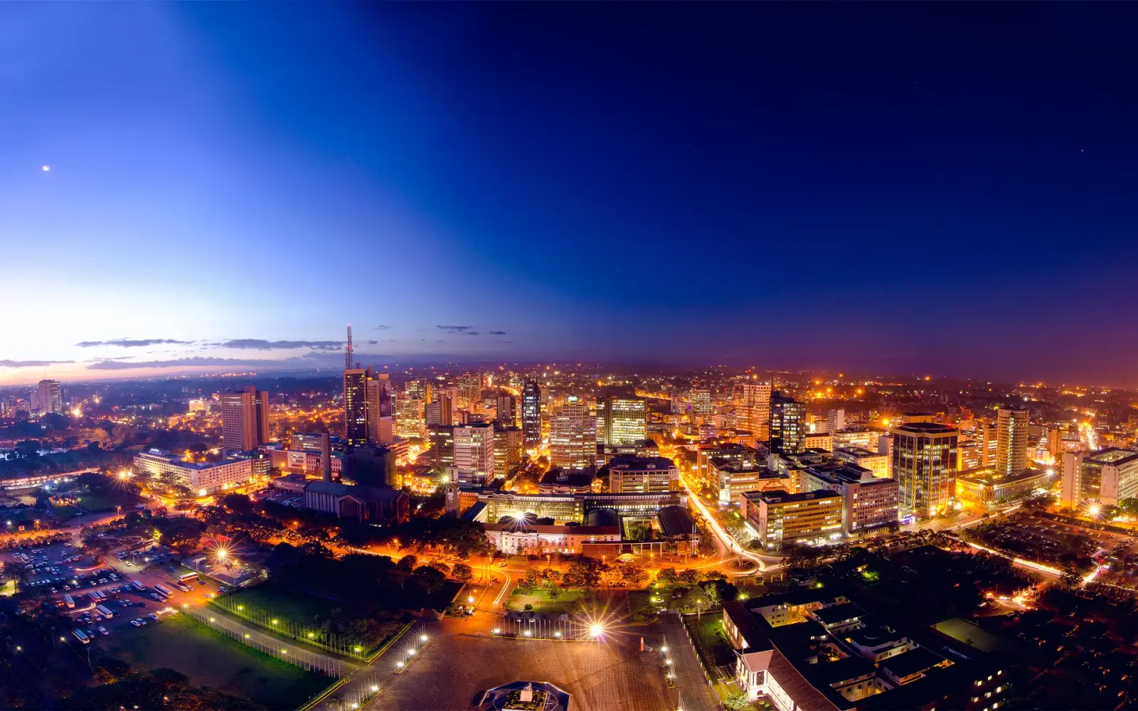 The city after dark