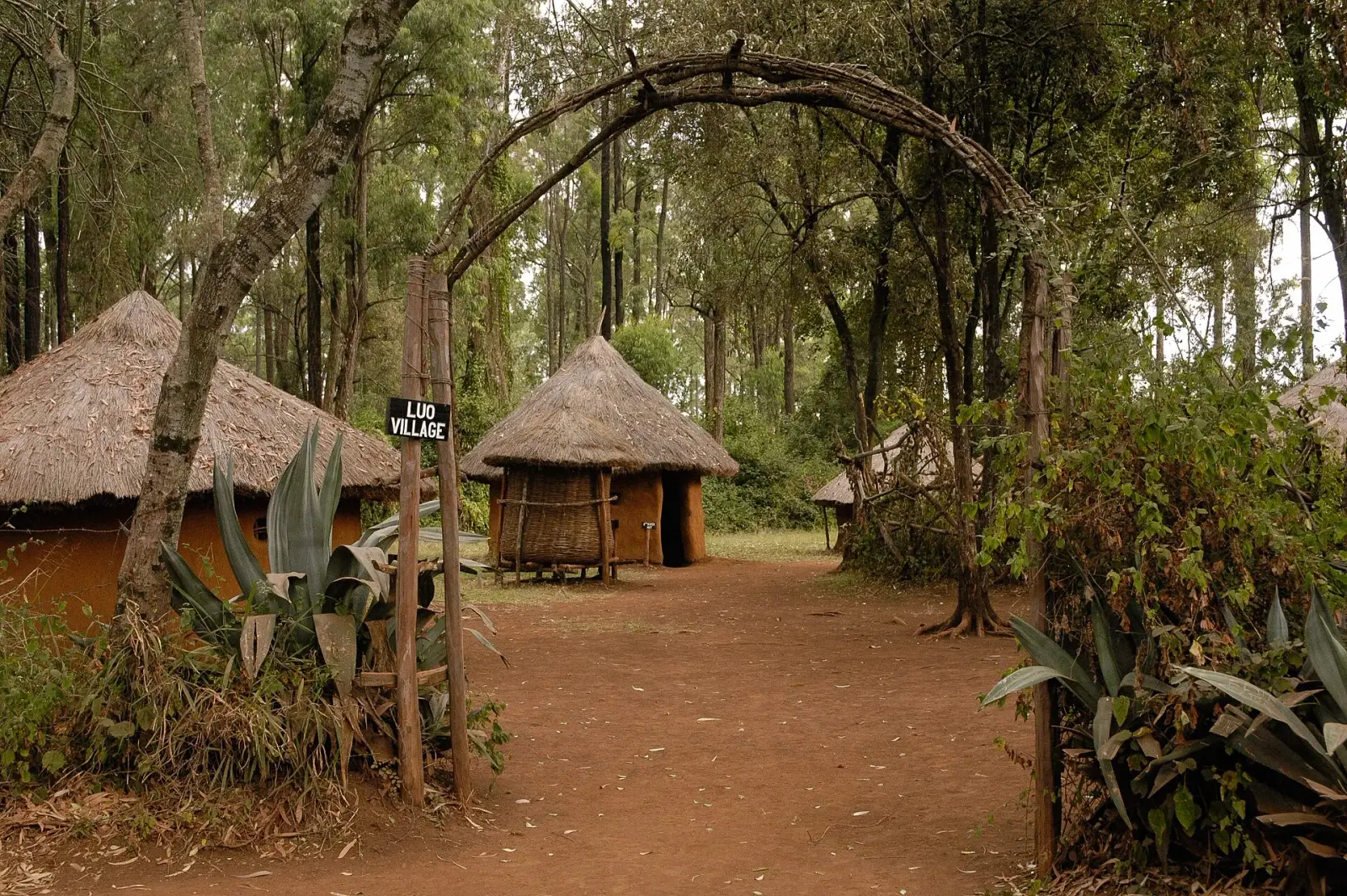 The Luo village at Bomas of Kenya